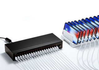 サンワサプライ、スマートフォンなどを最大20台もまとめて充電できるUSB充電器を発売