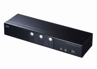 2台のPCを1組のディスプレイやキーボードで使える「パソコン自動切替器」発売