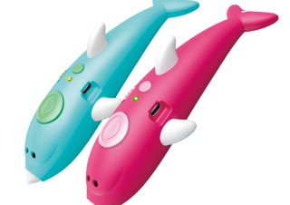 Oaxis Japan、イルカの形をした子ども用3Dペンを発売