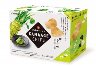 気になるフォント、知りたいフォント。| 商品パッケージ『釜揚げチップス 塩とわさび味』（2019.8.22）