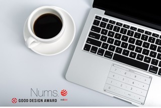 ADZUKI、ノートPCのトラックパッドがテンキーになるNumsを限定発売