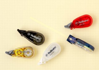 デルフォニックス、方眼におさまるクリーム色の「ロルバーン修正テープ」発売