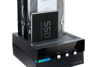 センチュリー、独立電源スイッチを搭載したUSB3.1 Gen2 Type-C対応のクレードルを発売