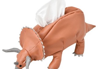 ヴィレヴァン、合成皮革の恐竜型ティッシュカバーを発売