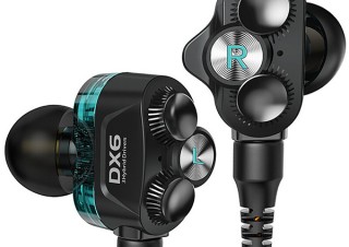 Gloture、ハイブリッドドライバー採用のイヤホンPLEXTONE DX6を発売
