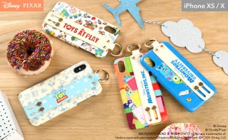 Hamee、ディズニーやピクサーのキャラをデザインしたバンド付きiPhone X用ケースを発売