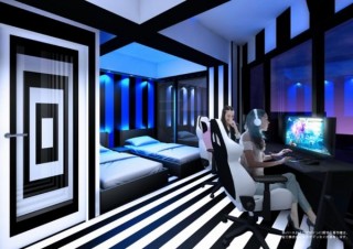 泊まってゲームにあけくれるeスポーツ特化ホテル「e-ZONe ～電脳空間～」発表