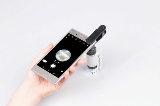 ケンコー、スマホを取り付けて撮影可能なハンディ顕微鏡を発売