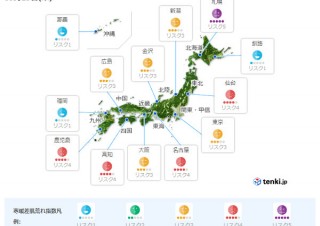 資生堂と日本気象協会が共同で「寒暖差肌荒れ指数」を開発して“tenki.jp”で公開