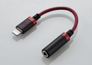 エレコム、Lightningコネクタを3.5mmイヤホンジャックに変換するケーブルを発売
