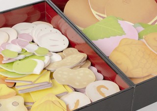 ナカバヤシ、和菓子をモチーフにしたデザインの付箋「おいしい和ふせん」を発売