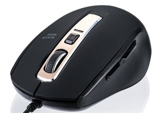 サンワサプライ、静音ボタンを搭載したジャストフィットマウス3種類を発売