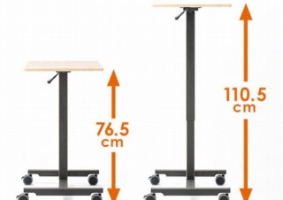 座り作業と立ち作業を簡単に切り替えられる「パーソナル昇降デスク」発売