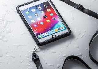 サンワサプライ、iPad mini/Air 2019対応ショルダーベルト付き多機能ケースを発売
