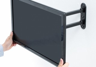 サンワサプライ、壁面に取り付られるモニターアーム2製品を発売