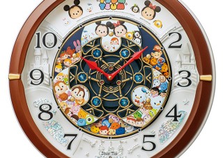 セイコークロックより、人気の「ディズニー ツムツム」をモチーフにした愛らしいからくり掛時計が登場