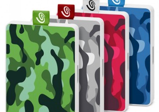 SEAGATE、大胆な迷彩柄デザインのポータブルSSD「One Touch SSD Special Edition」を発売