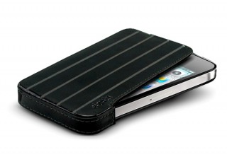 OTAS、iPhone4用牛革ケース「LEP Hard Leather Case for iPhone 4」