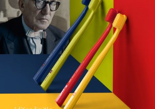 ル・コルビュジエの色彩論を取り入れた歯ブラシが登場。ビビットなデザインボックス入り