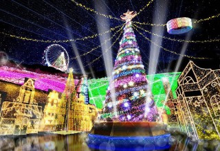 “空から眺めるイルミネーション”が充実している今年で11回目の「さがみ湖イルミリオン」