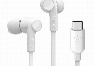 ベルキン、高耐久フラットケーブルの「USB-Cカナル型有線イヤフォン」発売