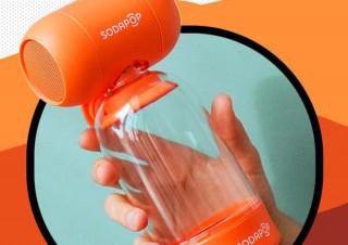 重低音を自らブーストする！ ペットボトルを使ったBluetoothスピーカー「SODAPOP」