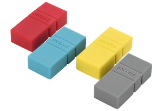 バッファロー、シリコン素材のキャップ一体型ボディを採用したUSBメモリ「RUF3-ACシリーズ」