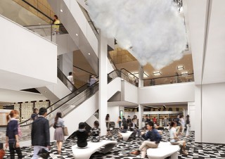 渋谷スクランブルスクエアでクリスマスインスタレーション「NEO CLOUD」の展示がスタート