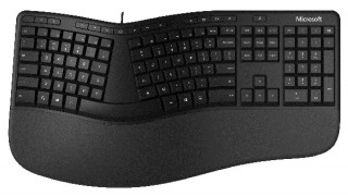 マイクロソフト、人間工学に基づいたデザインの「エルゴノミック キーボード」を発売