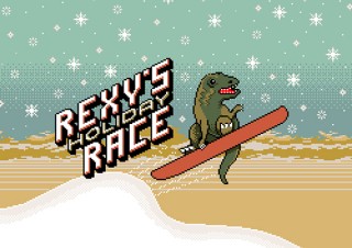 COACH、恐竜レキシーがスノボで遊ぶゲーム「Rexy’s Holiday Race」を日本限定で公開