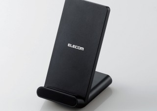エレコム、スマホの縦置き・横置きのどちらにも対応するワイヤレス充電器を発売