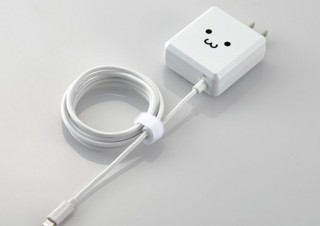 エレコム、PD対応で出力18WのLightningケーブル一体型USB充電器を発売