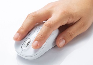 サンワサプライ、手に馴染むフォルムのブルーLEDセンサー搭載マウス発売