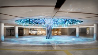 リニューアルオープンするWhityうめだの泉の広場にネイキッドが制作した「Water Tree」が登場