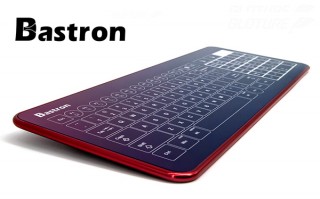 近未来デザインのガラス製キーボード「Bastron B10」に新色2モデルが登場