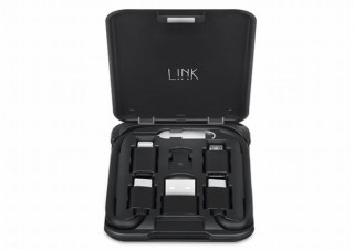 極薄1cmのカード型ケースに充電ケーブル6種収納の「スマートリンクカード」発売