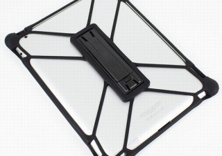 上海問屋、シリコン製で滑りにくくスタンドも付属する「タブレット用汎用ケース」