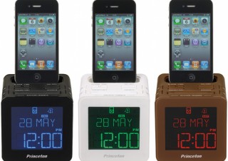 プリンストン、コンパクトサイズのiPod/iPhone専用目覚まし機能付きスピーカー「i-BLOQ」