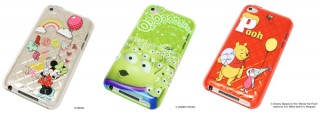 レイ・アウト、ディズニーキャラクターが描かれたiPod touch用ケース
