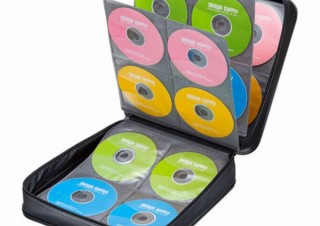 凹凸が少ない不織布でディスクを傷つけない「セミハードケース」、サンワサプライから