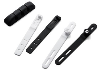 サンワサプライ、ケーブルをまとめるタイとホルダー5種類セットを発売