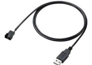 5V→12Vに昇圧。ケースファンをUSB接続で動作させる変換ケーブル「TK-PWFAN6」