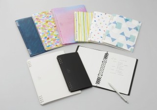 ビジネス・学生・女性向けが新登場！書くときに“リングが手にふれない”ノート「テフレーヌ」