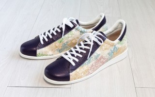 浅草靴職人による着物・帯のオーダーメイドスニーカー。海外での好評を受けて凱旋リリース