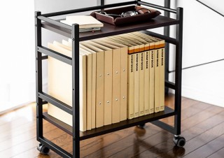 サンワサプライ、A4ファイルをきれいに収納できるワゴンを発売