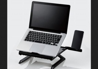 エレコム、ノートPCや液晶ディスプレイを見やすく使いやすくする「スタンド」3種類発売