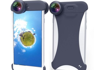 スペックコンピュータ、iPhone用の全周囲撮影レンズ「ぐるっ撮360°」を発売