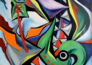 “太陽の塔”を中心に1970年の大阪万博で提示された芸術を紹介する「EXPO’70の芸術」