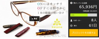 メガネの聖地・鯖江の職人が実現する、着せ替えメガネ「kasane」