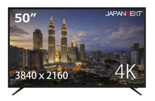 JAPANNEXT、SVAパネルを搭載した50型4K対応ディスプレイを発売